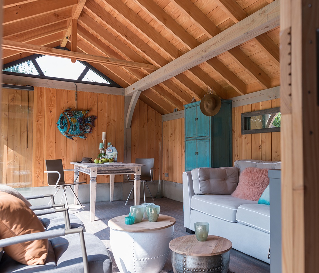 Gartenhaus mit Gästezimmer, Burgerveen Bronkhorst Gartenhaus