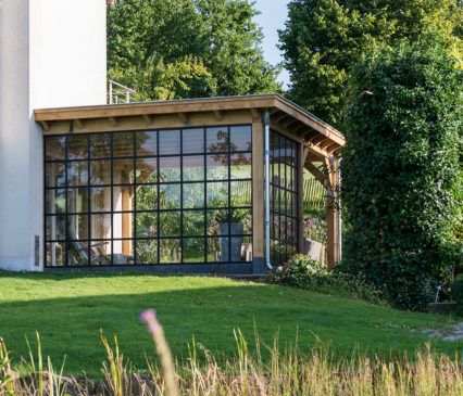 Exklusive Veranda aus Eichenholz, Witten (Dld) | Bronkhorst Gartenhaus