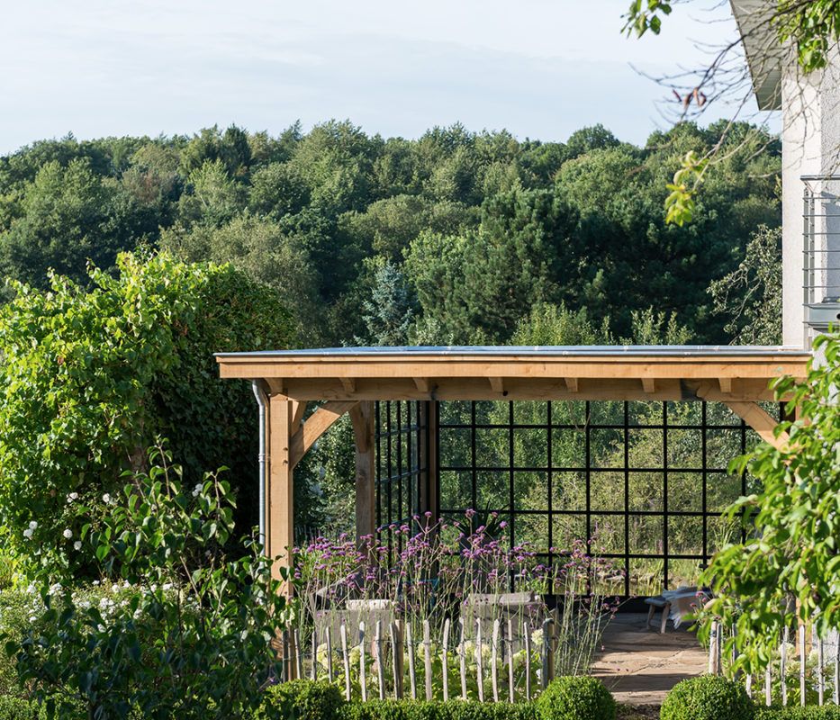 Exklusive Veranda aus Eichenholz, Witten (Dld) | Bronkhorst Gartenhaus