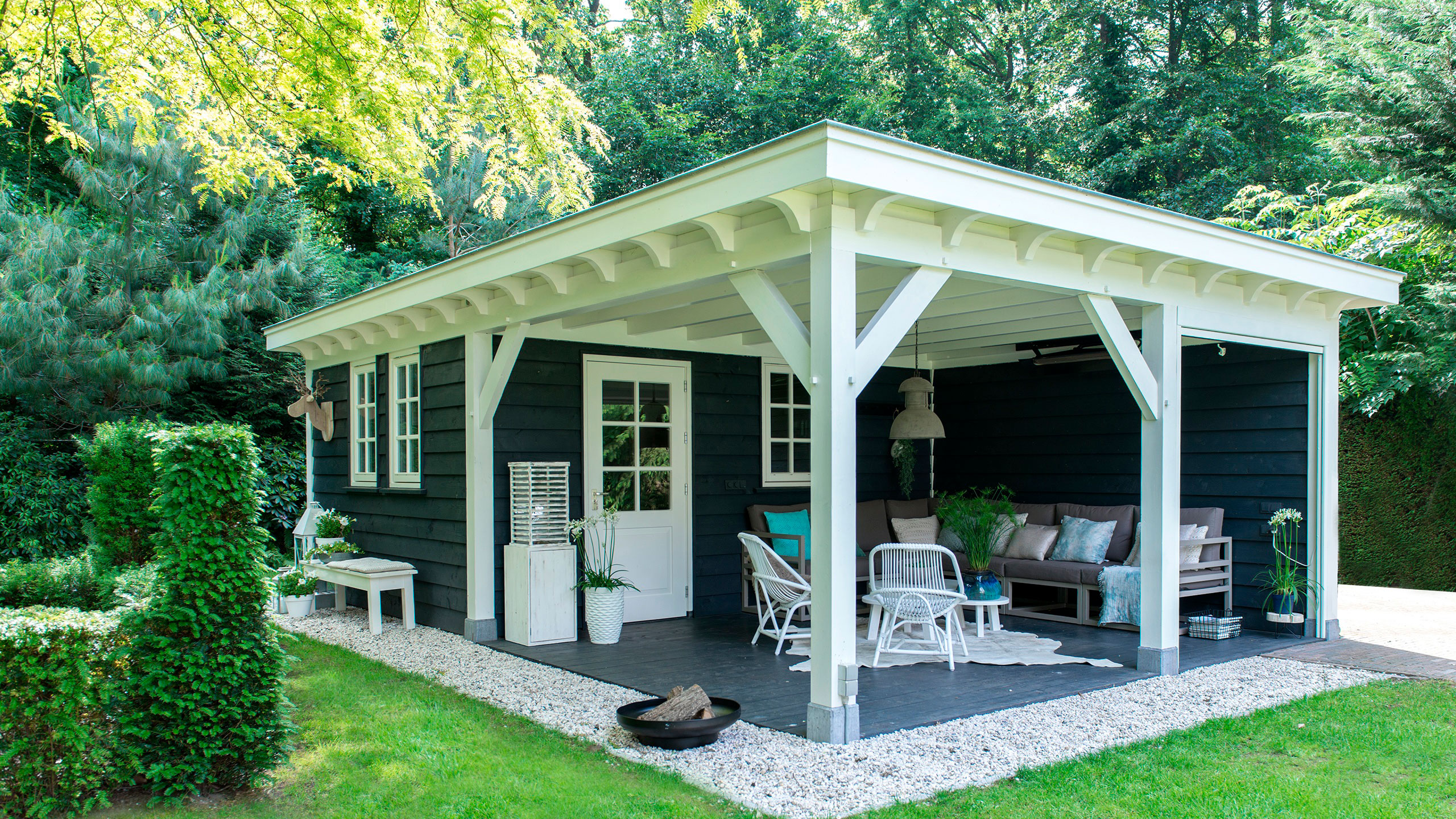 Gartenraum mit Veranda, Bussum | Bronkhorst Gartenhaus